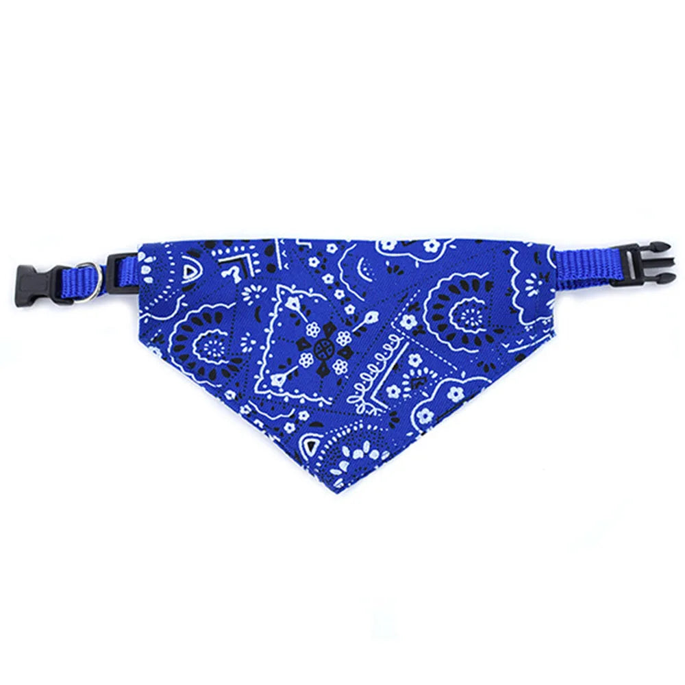 Dog Collar Bandana Scarf Collar Adjustable Dog Bandanas Collar Puppy Cat Neckerchief Pet Accessories for Small Medium Large Dogs