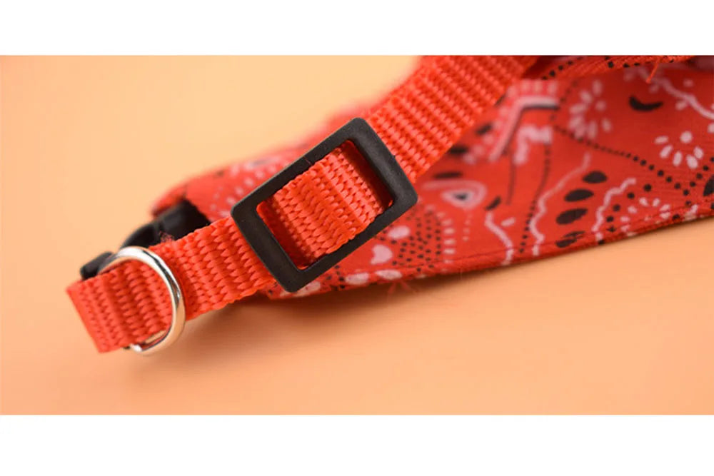 Dog Collar Bandana Scarf Collar Adjustable Dog Bandanas Collar Puppy Cat Neckerchief Pet Accessories for Small Medium Large Dogs