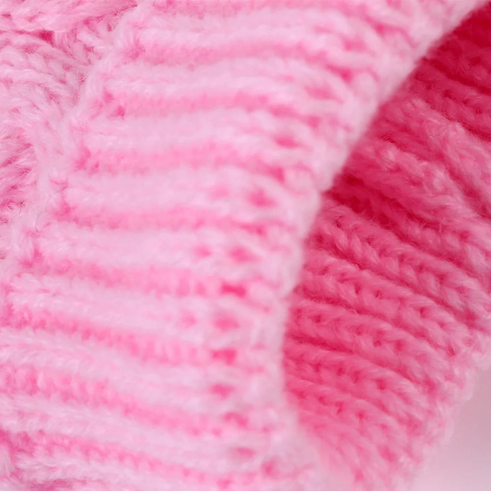 Classic Solid Knit Dog Sweater