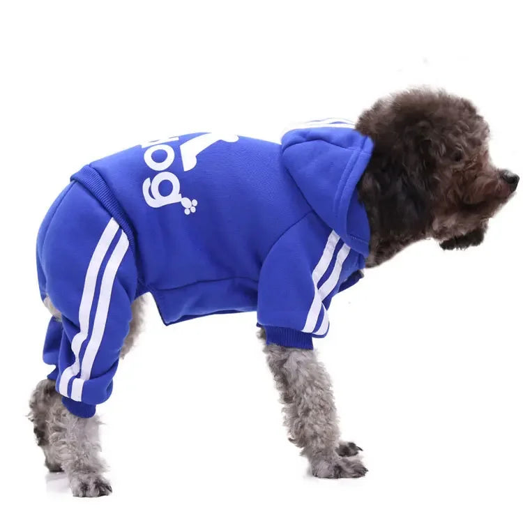 Warm Dog Hoodie Jumpsuit