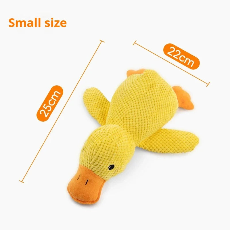 Plush Duck Dog & Cat Chew Toy