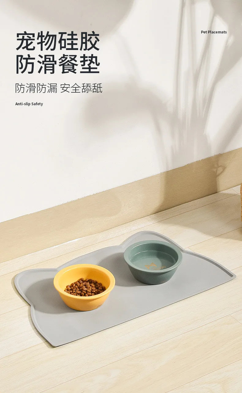 Non-Slip Pet Silicone Food Mat