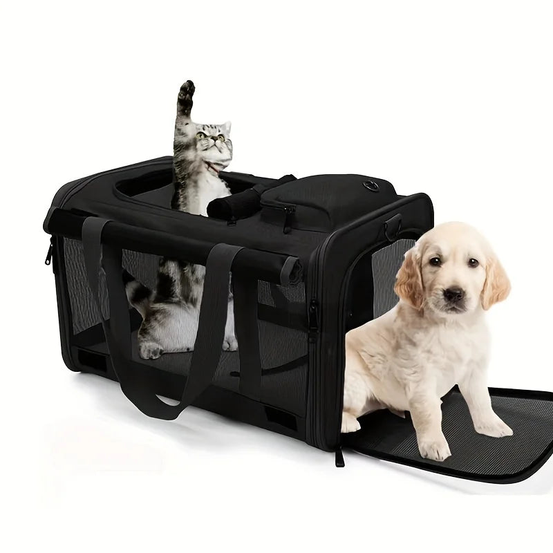 Soft-Sided Pet Carrier for Large & Medium Cats
