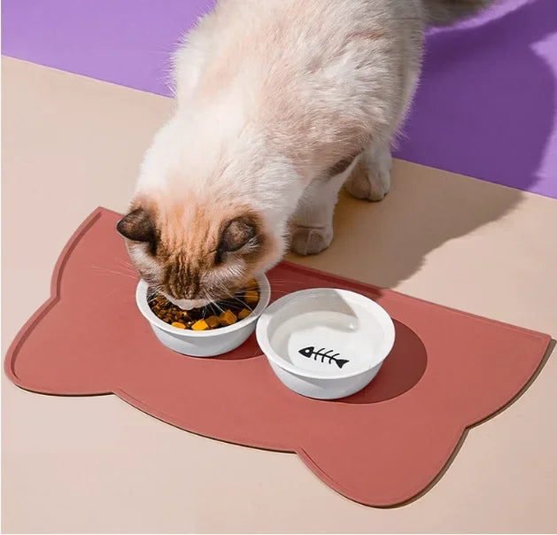 Non-Slip Pet Silicone Food Mat