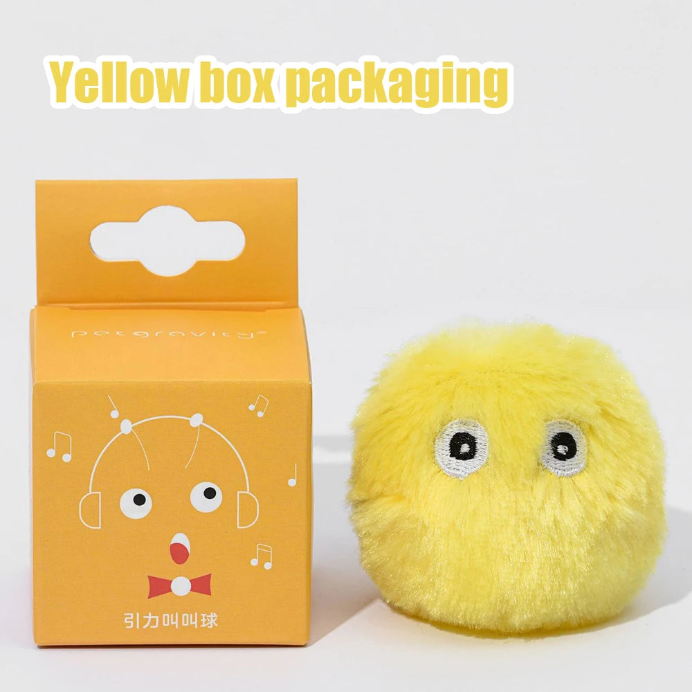 Interactive Plush Squeak Ball Pet Toy