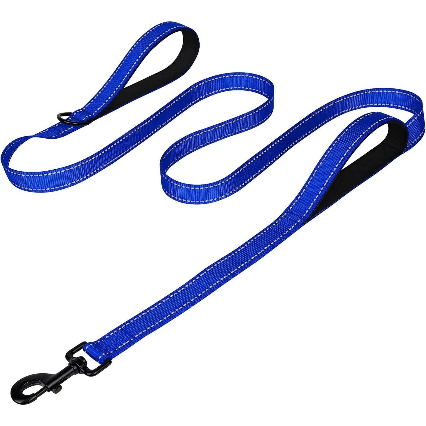 Heavy Duty Reflective Double Handle Dog Leash