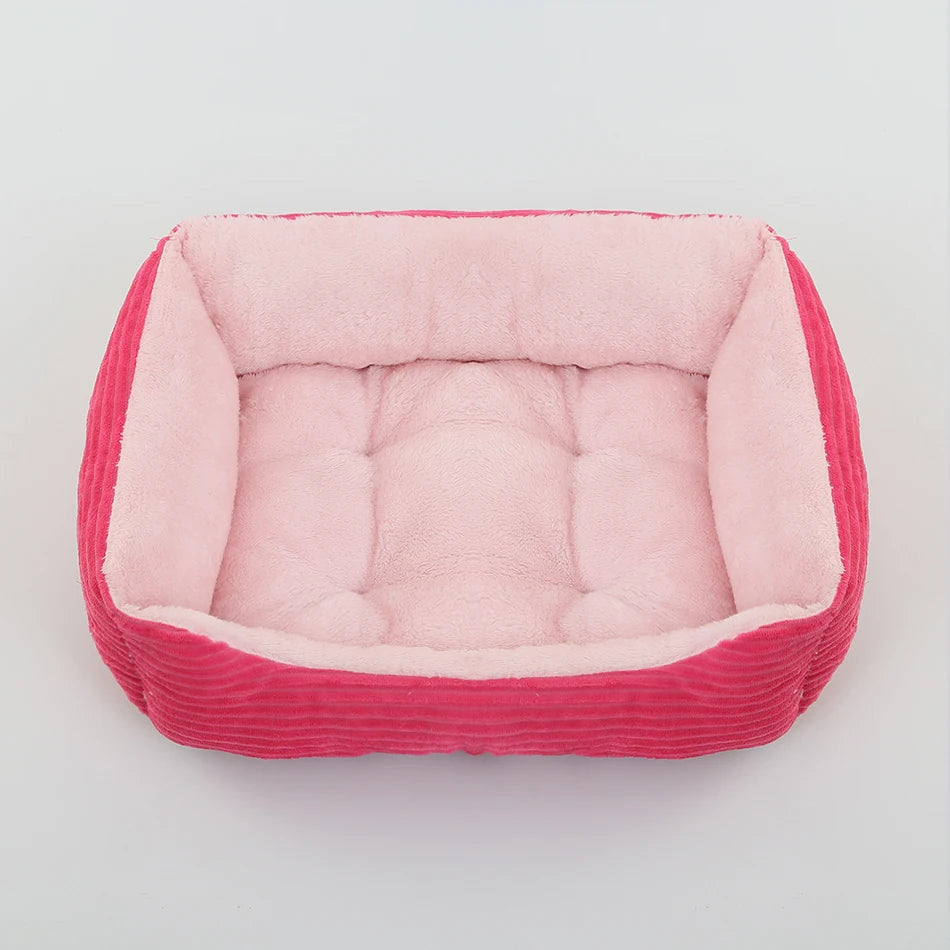 Square Plush Pet Bed