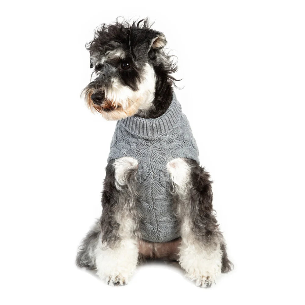 Classic Solid Knit Dog Sweater