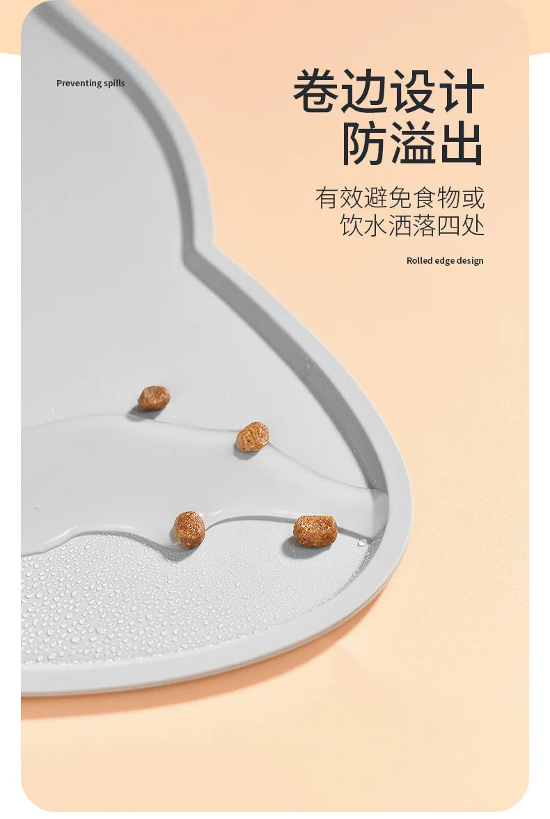 Non-Slip Pet Silicone Food Mat