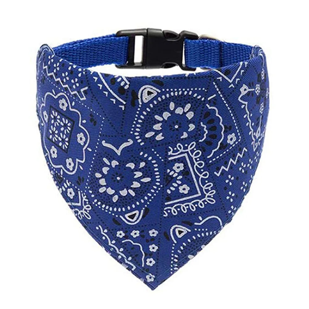 Dog Collar Bandana Scarf Collar Adjustable Dog Bandanas Collar Puppy Cat Neckerchief Pet Accessories for Small Medium Large Dogs