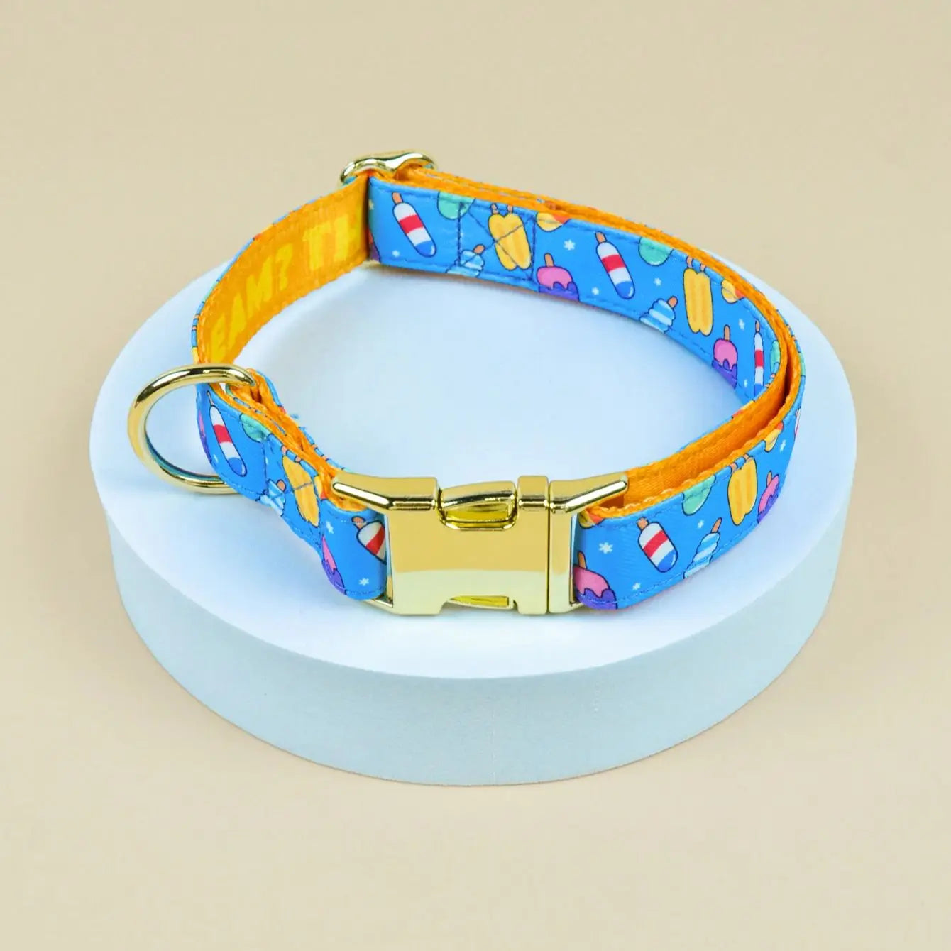 Double-Sided Printed Pet Collar for Small & Medium Dogs