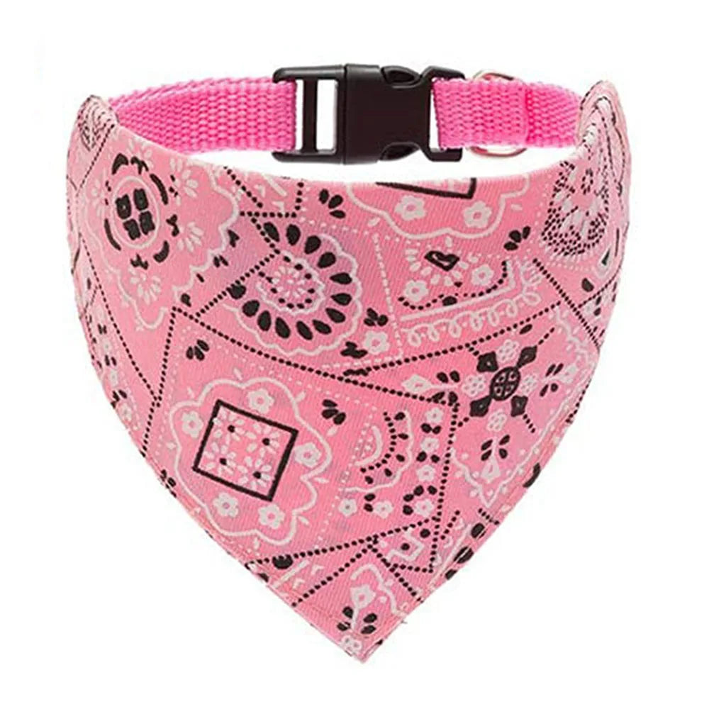 Dog Collar Bandana Scarf Collar Adjustable Dog Bandanas Collar Puppy Cat Neckerchief Pet Accessories for Small Medium Large Dogs