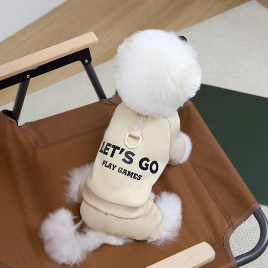 4-Leg Dog Hoodie Jumpsuit