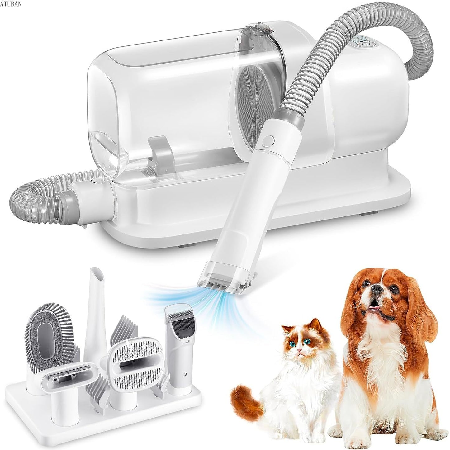 Dog Grooming Vacuum & Hair Removal Kit