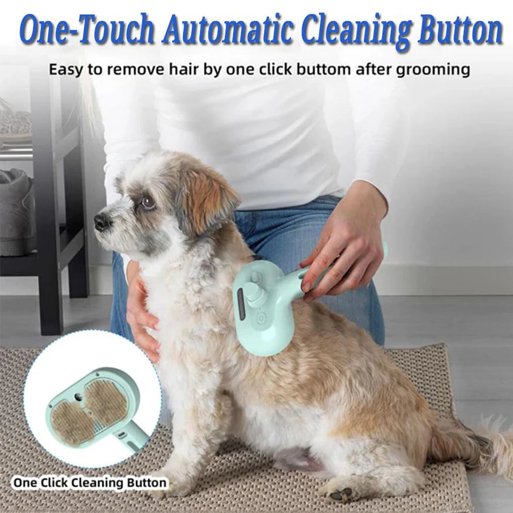 Luxury Steam Grooming Brush for Dogs