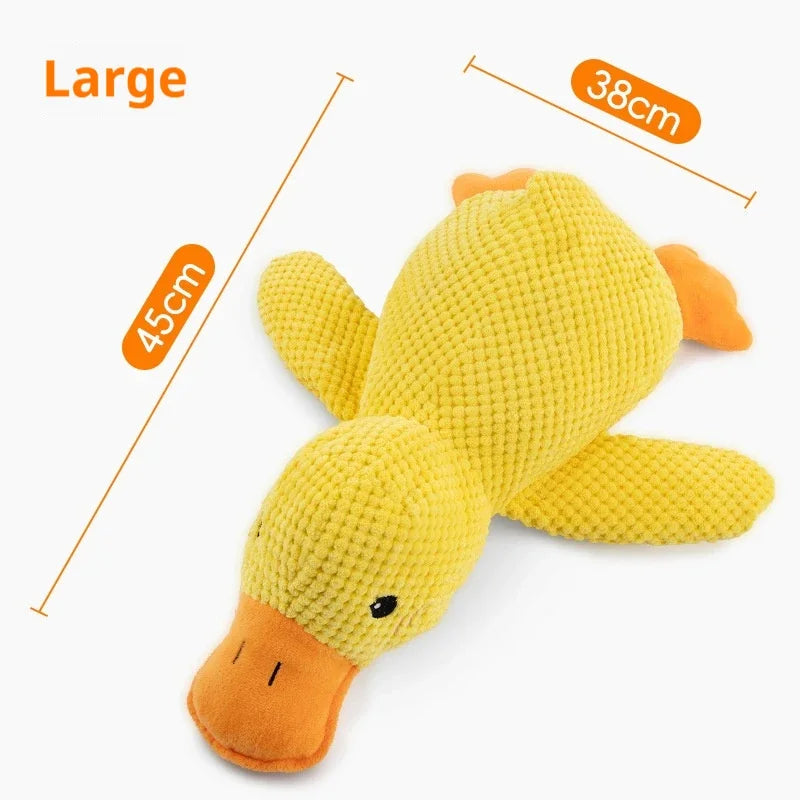 Plush Duck Dog & Cat Chew Toy