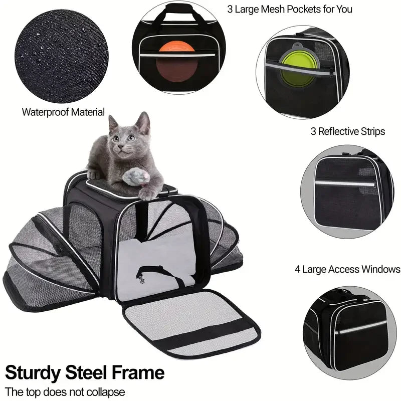 Foldable Breathable Pet Carrier Bag