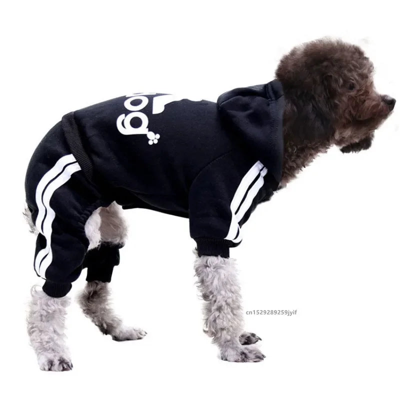 Warm Dog Hoodie Jumpsuit