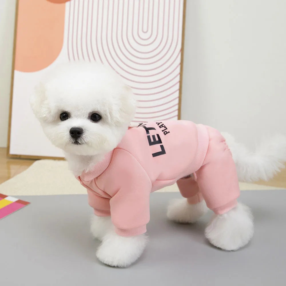 4-Leg Dog Hoodie Jumpsuit