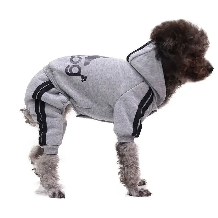 Warm Dog Hoodie Jumpsuit