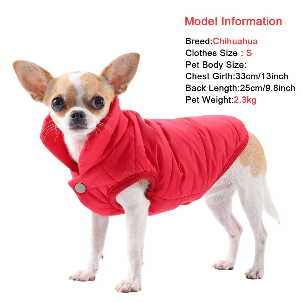 Waterproof Fleece Dog & Cat Winter Coat