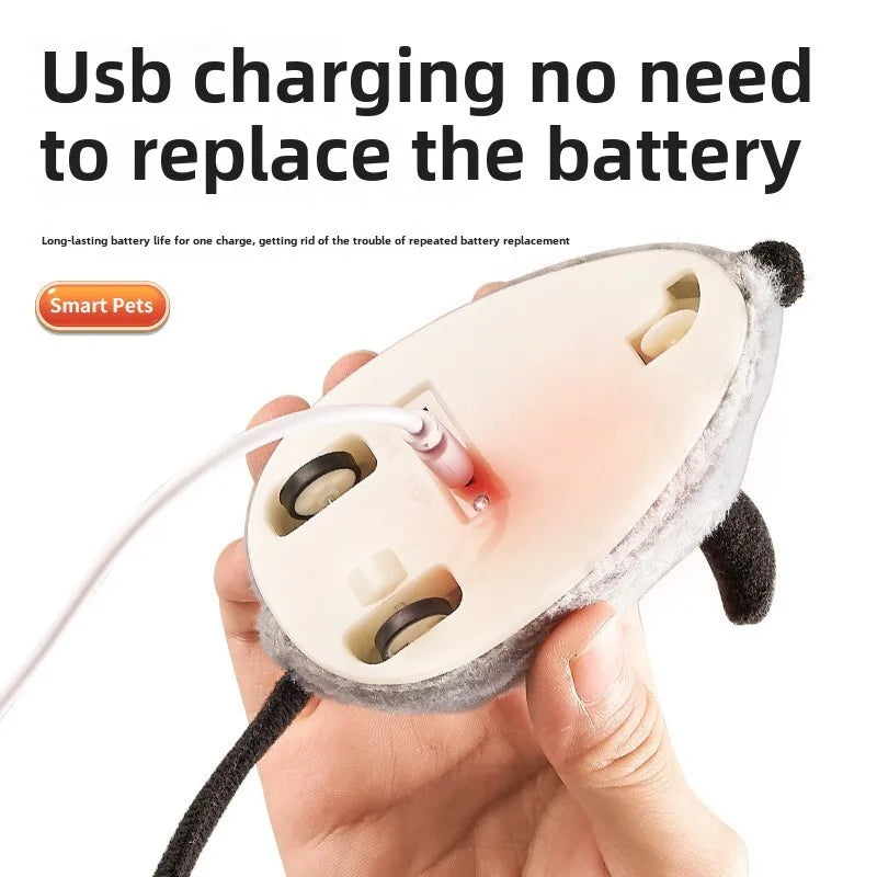 USB Rechargeable Automatic Moving Mouse Toy