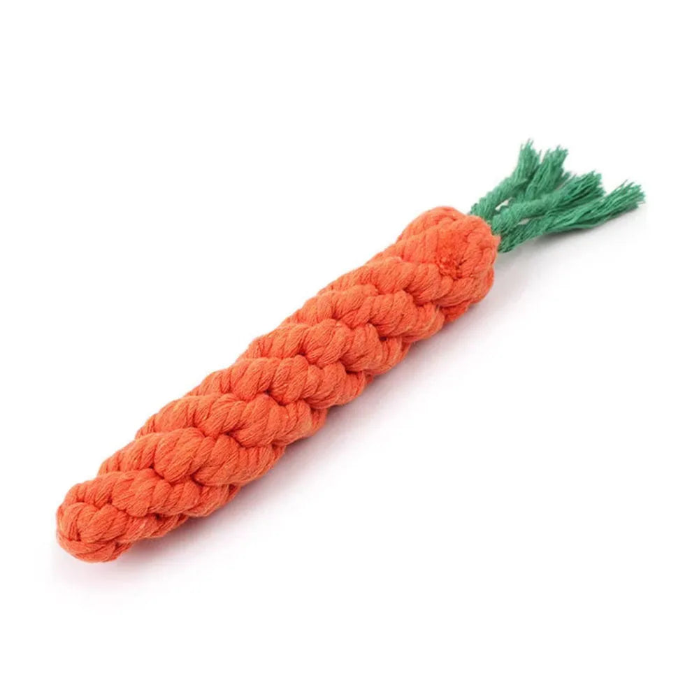 Carrot Dog Bite Rope Toy