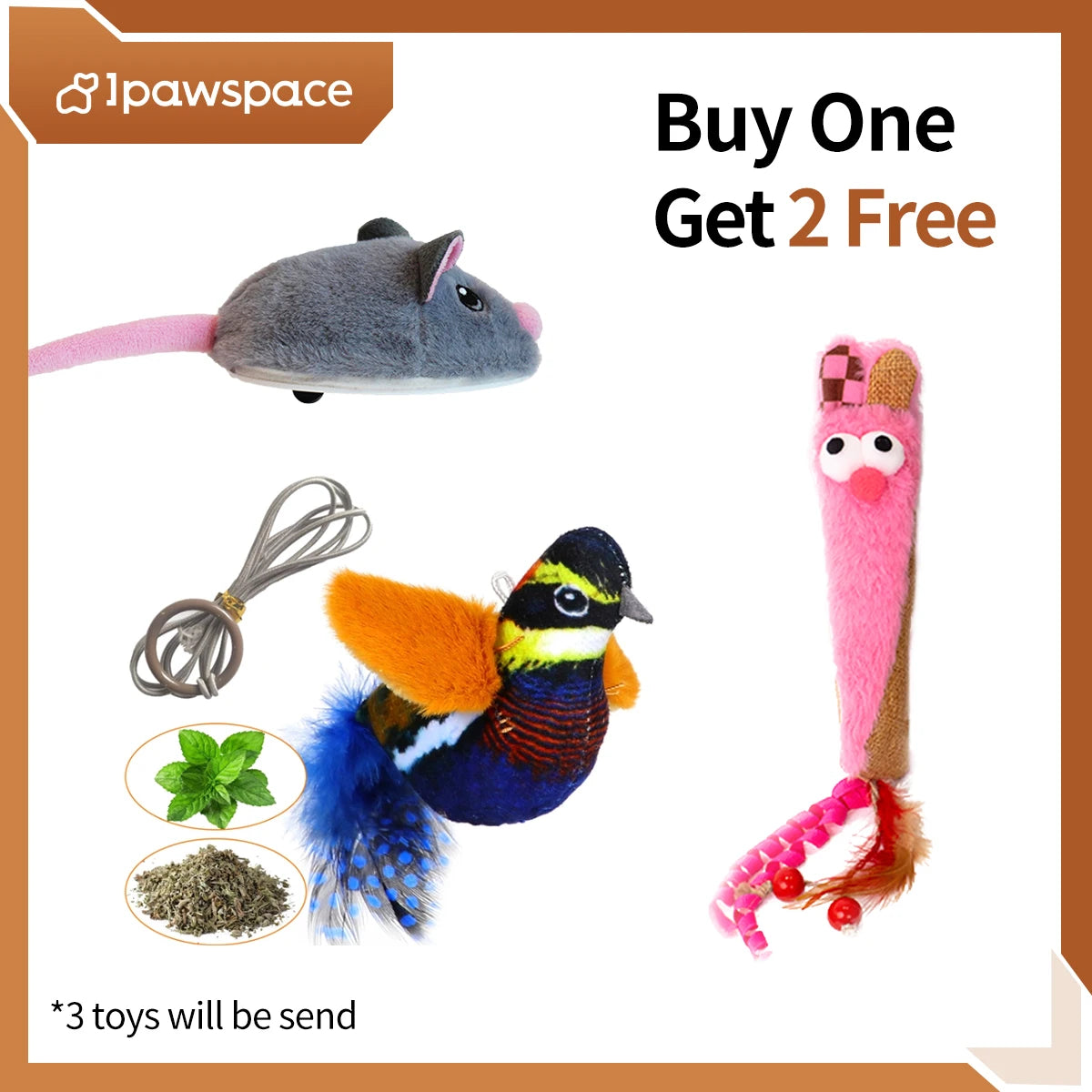 Electric Interactive Plush Mouse Cat Toy