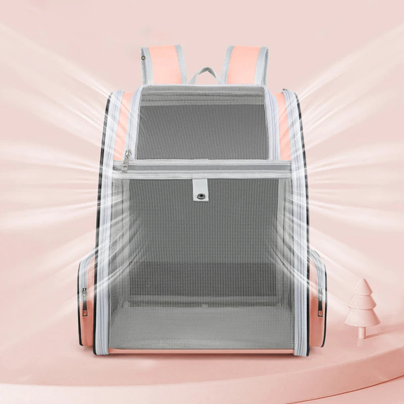 Breathable Cat & Small Dog Travel Backpack