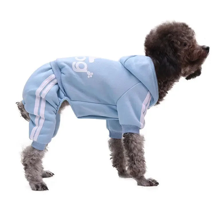 Warm Dog Hoodie Jumpsuit