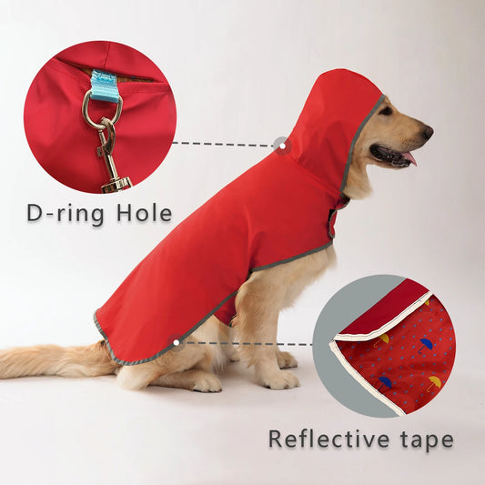 All-Weather Waterproof Dog Raincoat