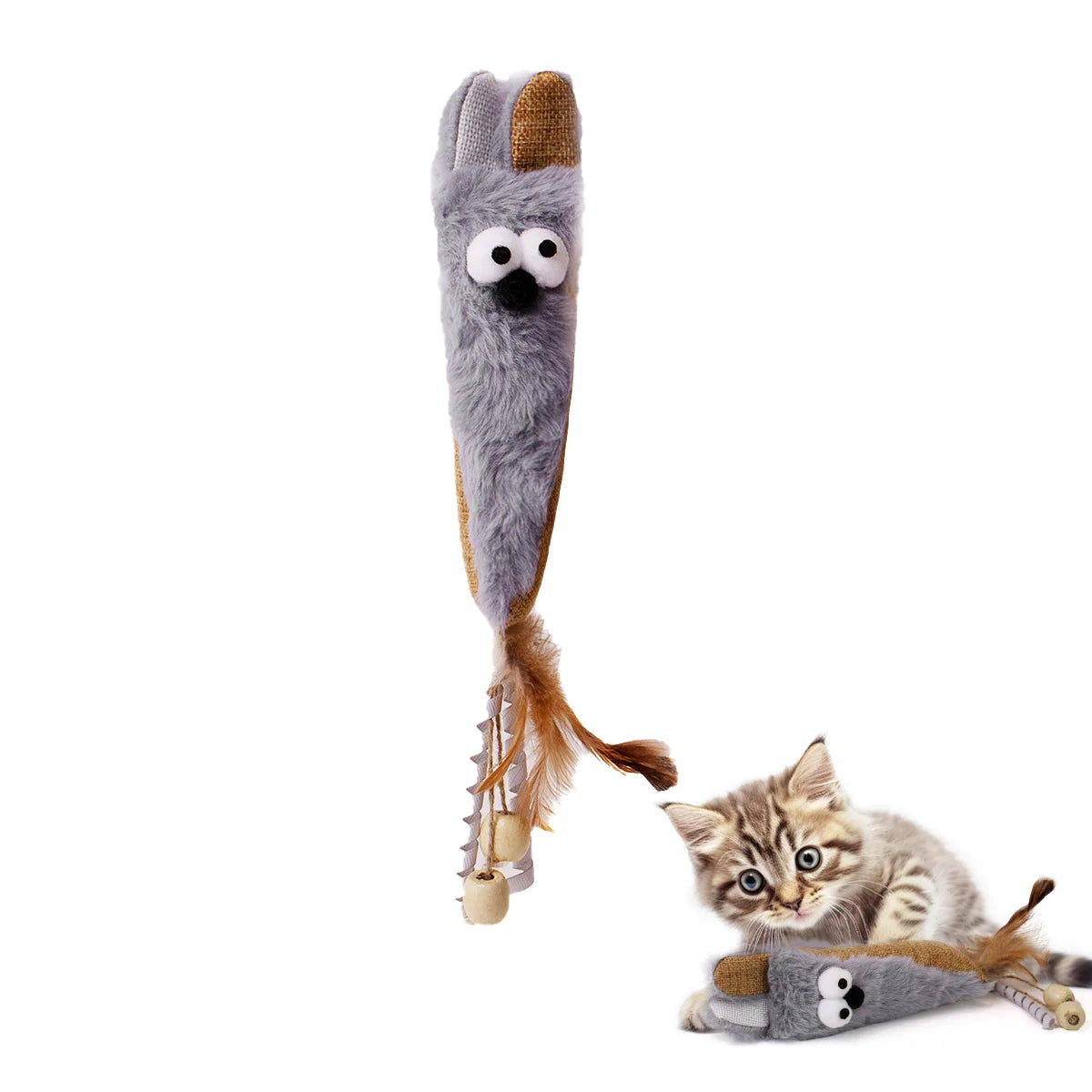 Electric Interactive Plush Mouse Cat Toy