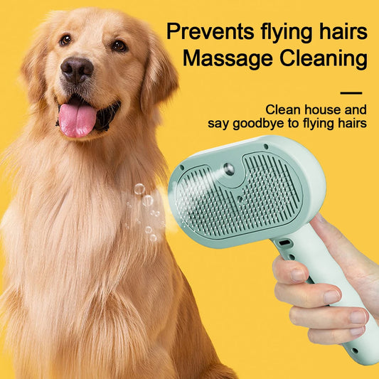 Luxury Steam Grooming Brush for Dogs