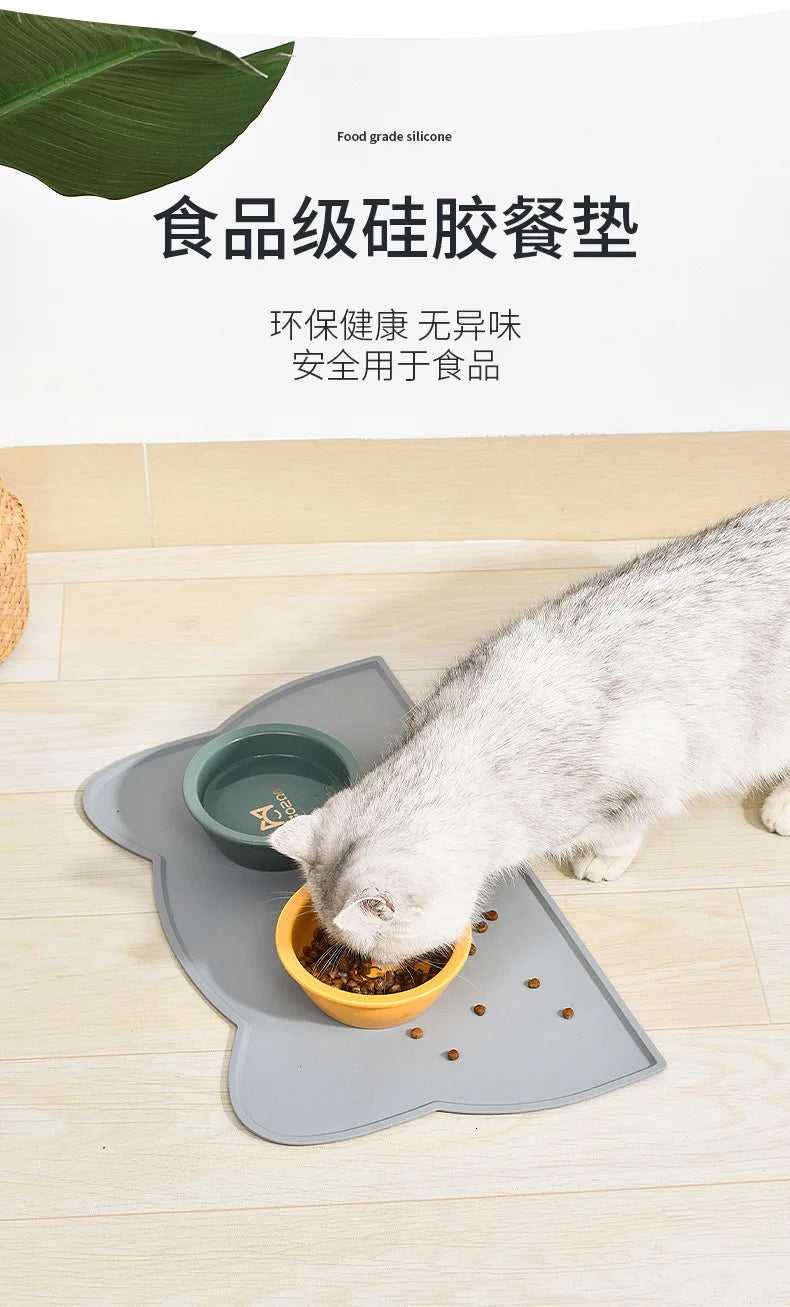 Non-Slip Pet Silicone Food Mat
