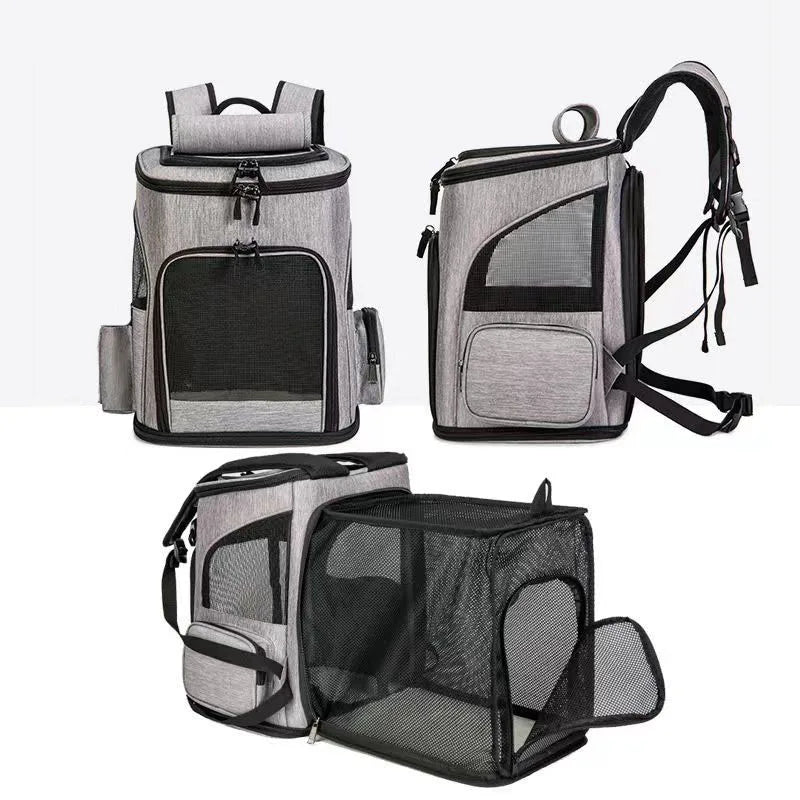 Foldable Breathable Pet Carrier Backpack