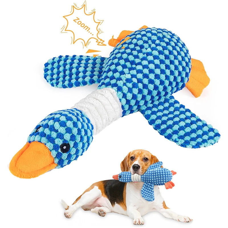 Plush Wild Goose Dog & Cat Chew Toy