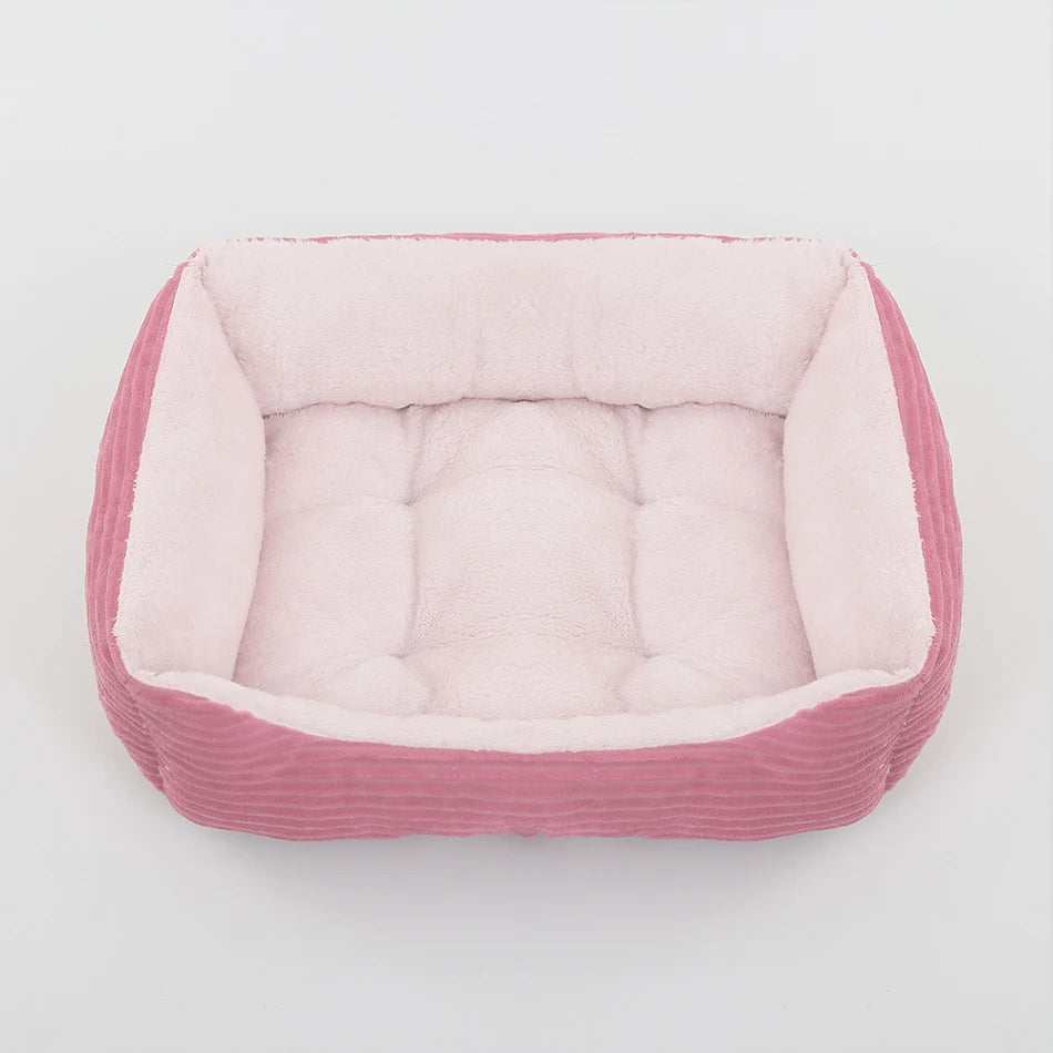 Square Plush Pet Bed