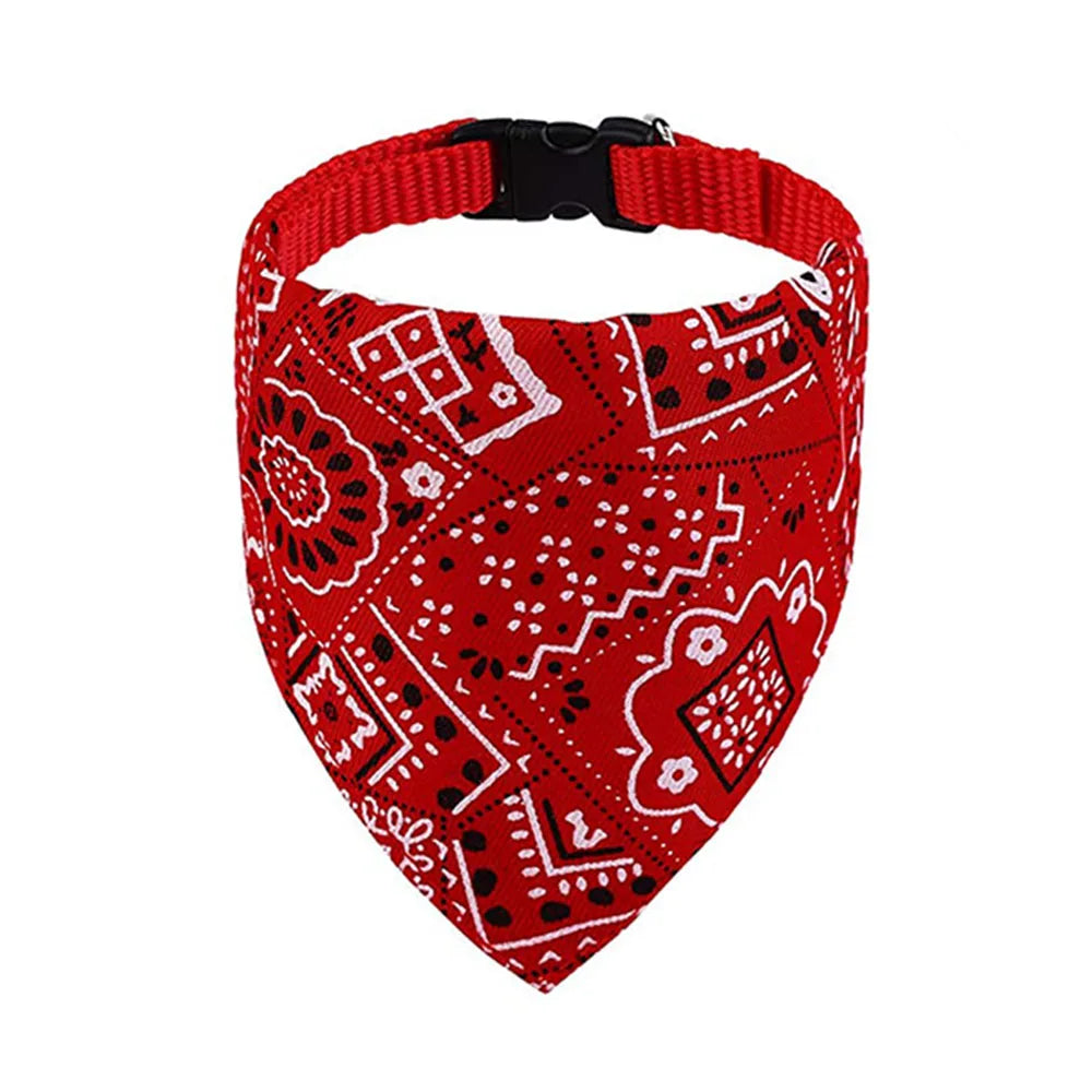 Dog Collar Bandana Scarf Collar Adjustable Dog Bandanas Collar Puppy Cat Neckerchief Pet Accessories for Small Medium Large Dogs
