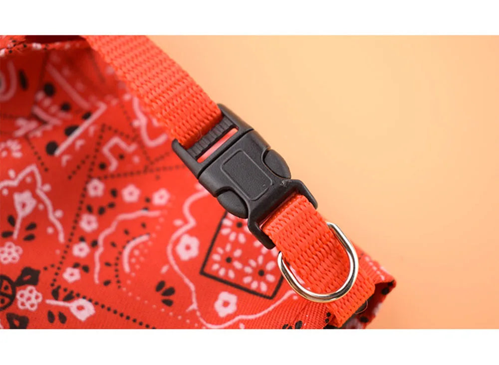 Dog Collar Bandana Scarf Collar Adjustable Dog Bandanas Collar Puppy Cat Neckerchief Pet Accessories for Small Medium Large Dogs