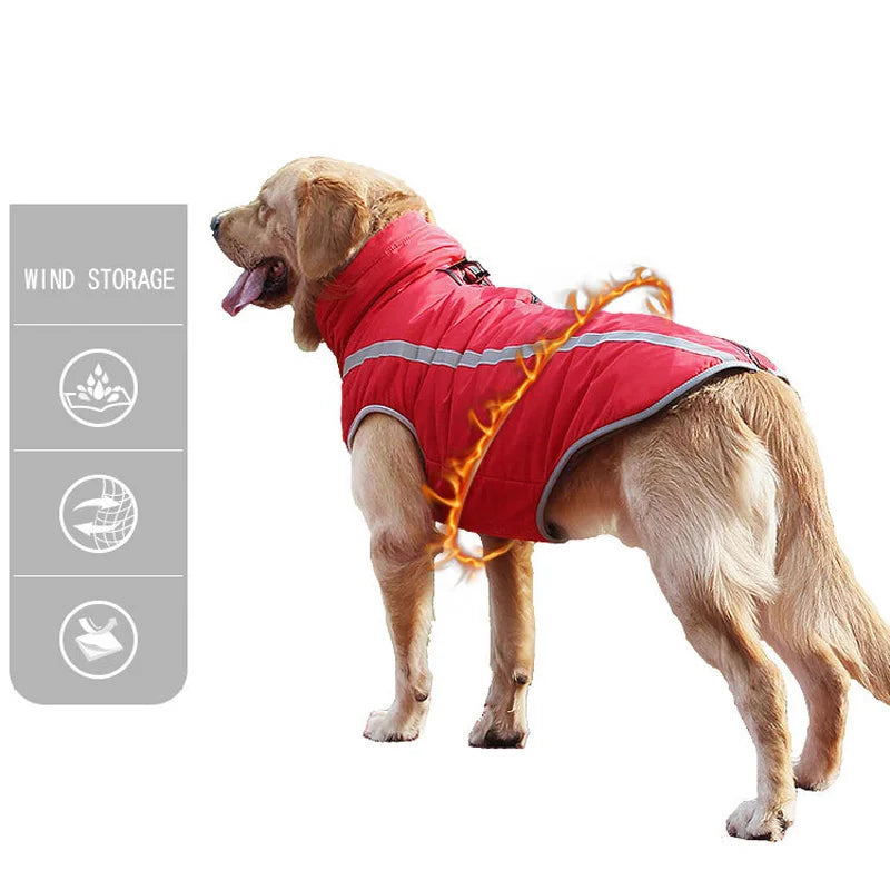 Waterproof Padded Winter Dog Jacket