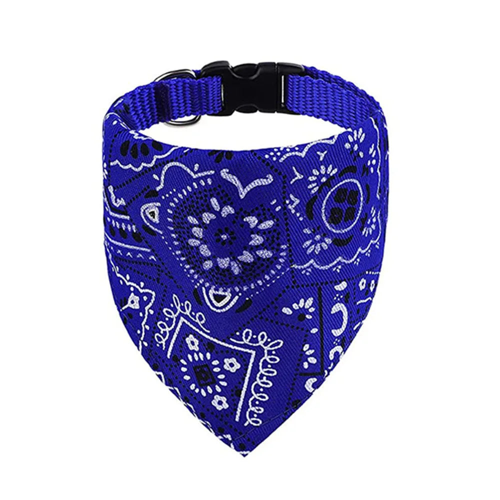 Dog Collar Bandana Scarf Collar Adjustable Dog Bandanas Collar Puppy Cat Neckerchief Pet Accessories for Small Medium Large Dogs