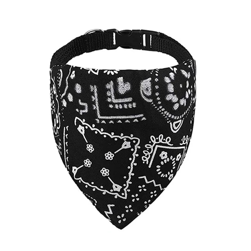 Dog Collar Bandana Scarf Collar Adjustable Dog Bandanas Collar Puppy Cat Neckerchief Pet Accessories for Small Medium Large Dogs