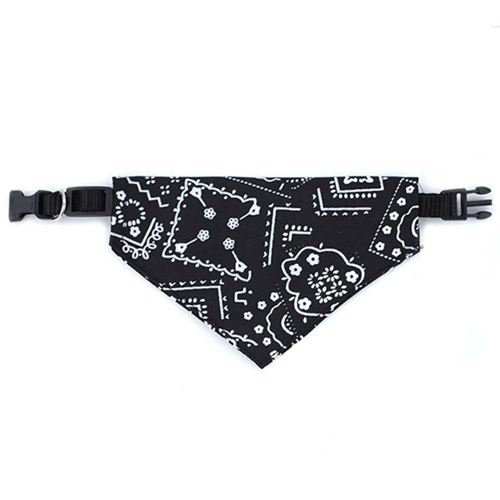 Dog Collar Bandana Scarf Collar Adjustable Dog Bandanas Collar Puppy Cat Neckerchief Pet Accessories for Small Medium Large Dogs