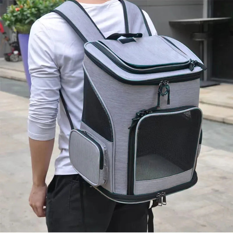 Foldable Breathable Pet Carrier Backpack