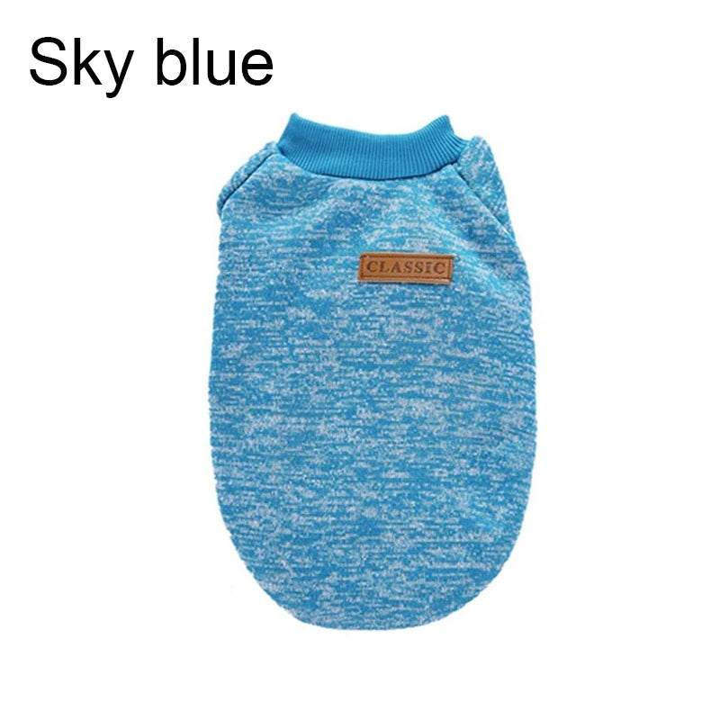 Warm Winter Dog Sweatshirt for Small Dogs