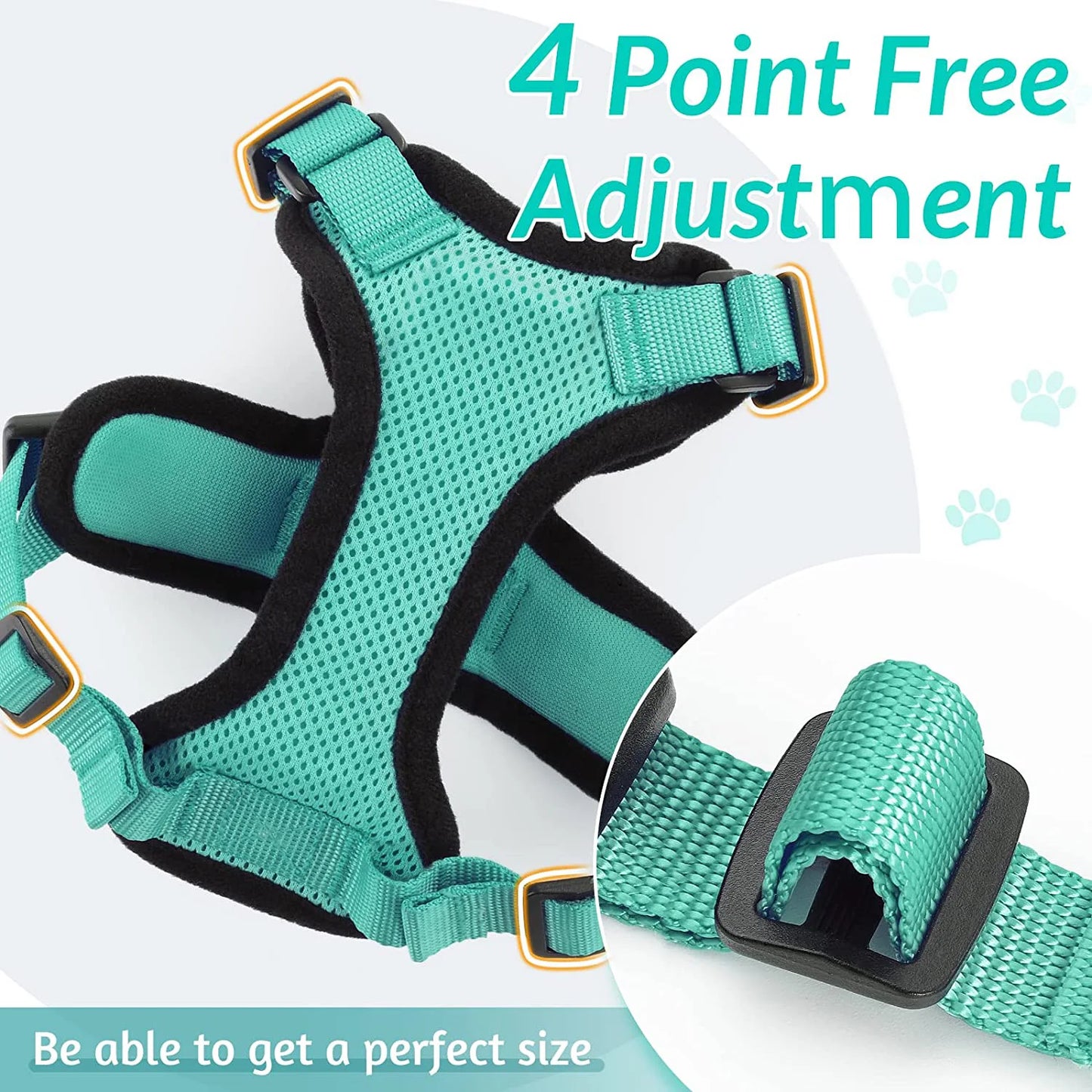 Adjustable Cat Harness & Leash