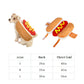 Hot Dog Shaped Halloween Dog Costume