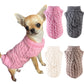 Classic Solid Knit Dog Sweater