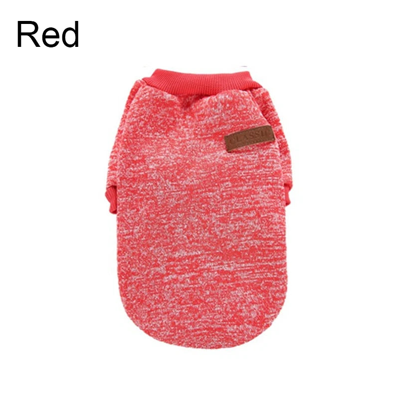 Warm Winter Dog Sweatshirt for Small Dogs