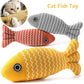 Interactive Fish Cat Toy Pillow